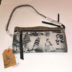 FIRENZE BELLA AMELIA ITALIAN LEATHER SHOULDER BAG